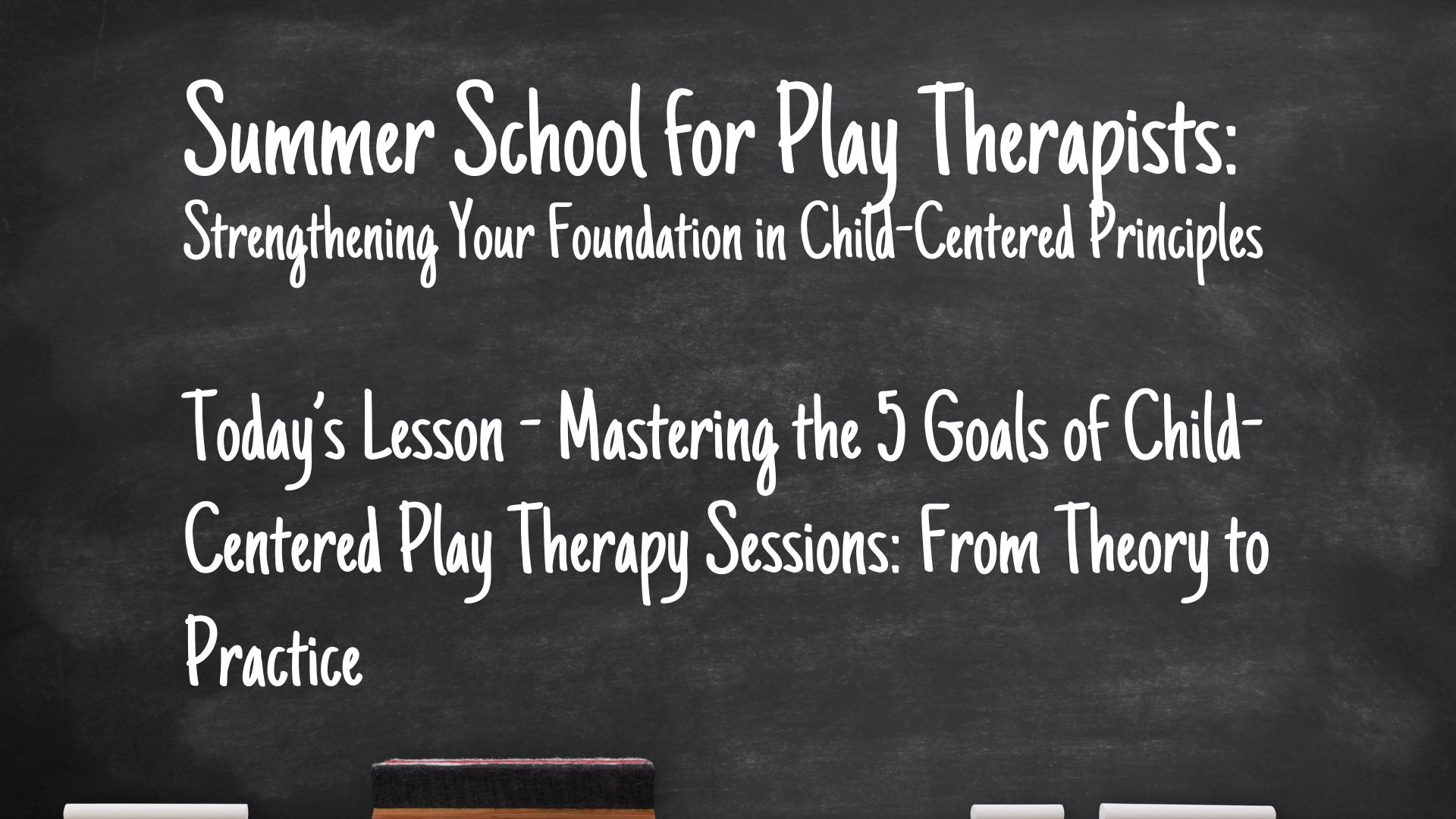 Goals Of Child Centered Play Therapy
